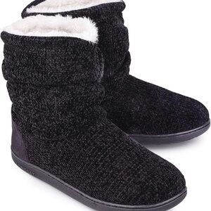 Long Bay Black Slippers women’s 7/8 NWOT comfy